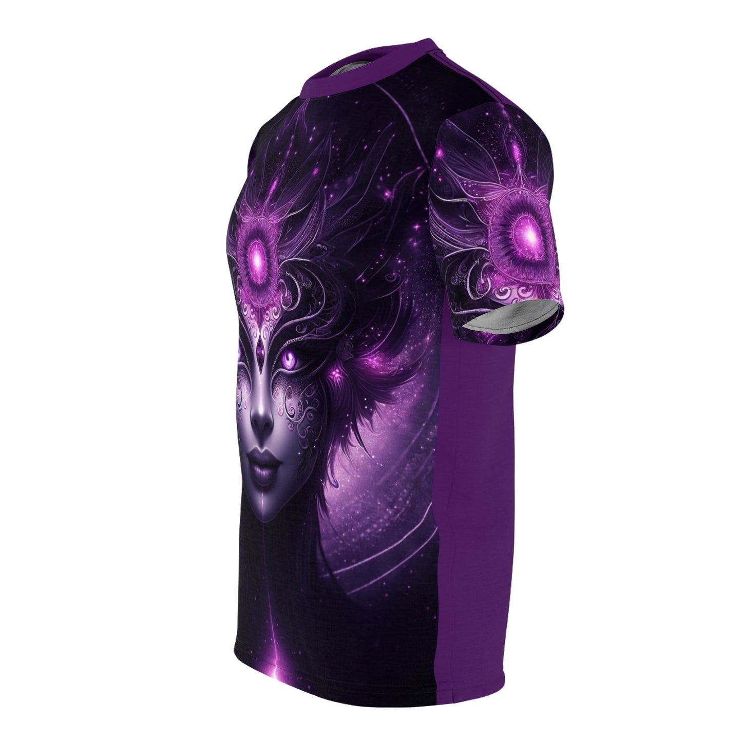 Crown Chakra Illumination: Purple - Unisex Soft-Style T-Shirt