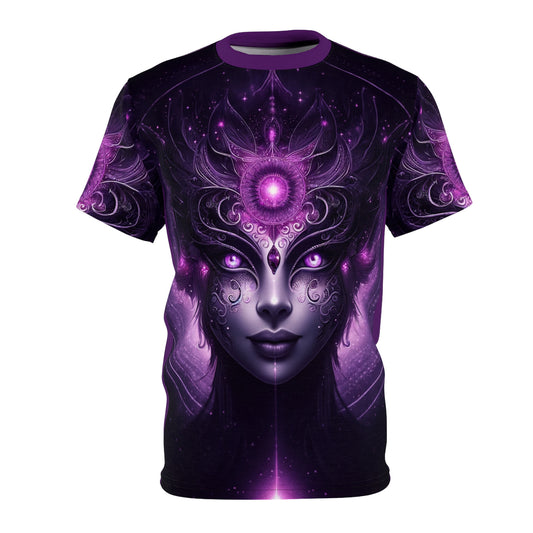 Crown Chakra Illumination: Purple  - Unisex Soft-Style T-Shirt