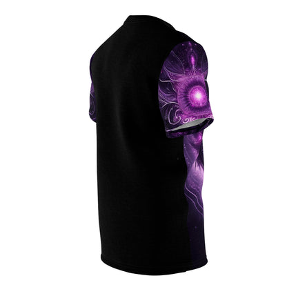 Crown Chakra Illumination: black - Unisex Soft-Style T-Shirt