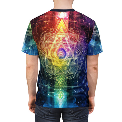 Cosmic Chakra Harmony no.2: Unisex Soft-Style T-Shirt