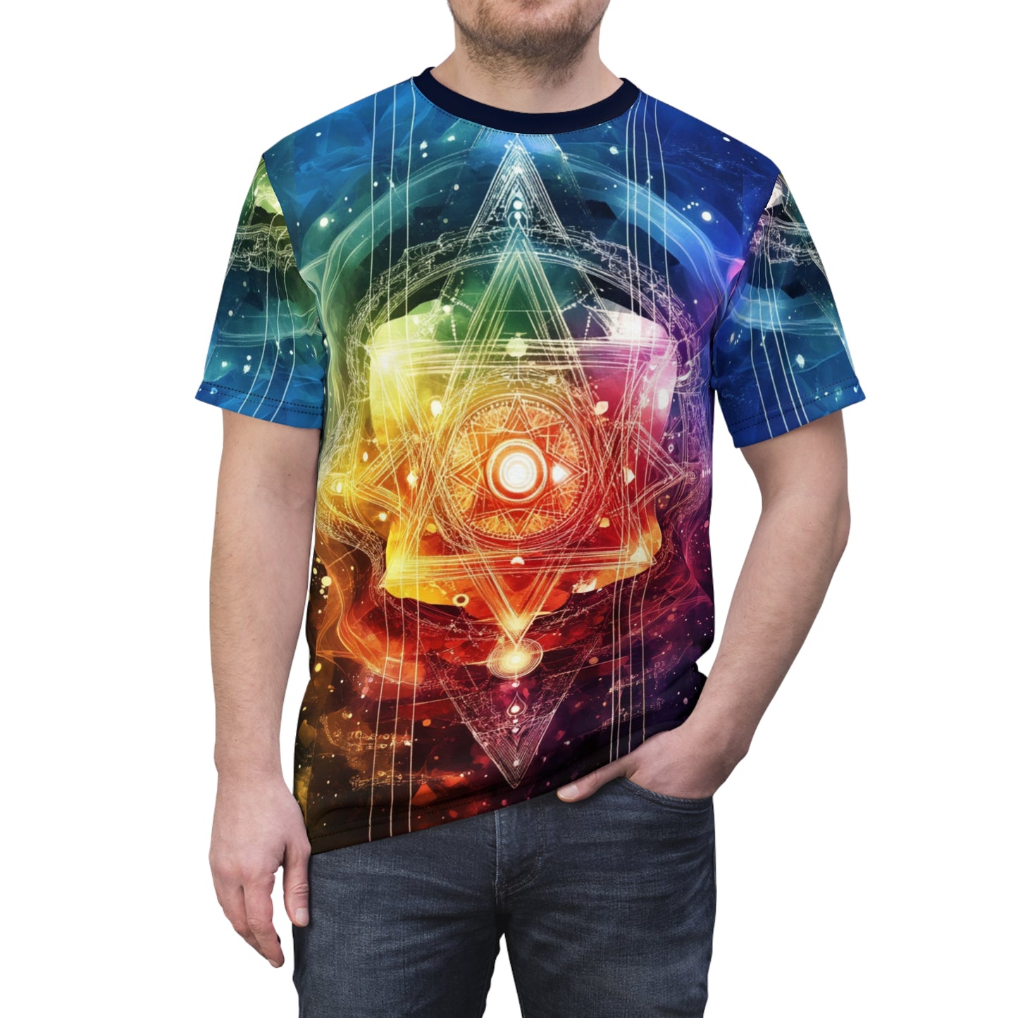 Cosmic Chakra Harmony no.2: Unisex Soft-Style T-Shirt