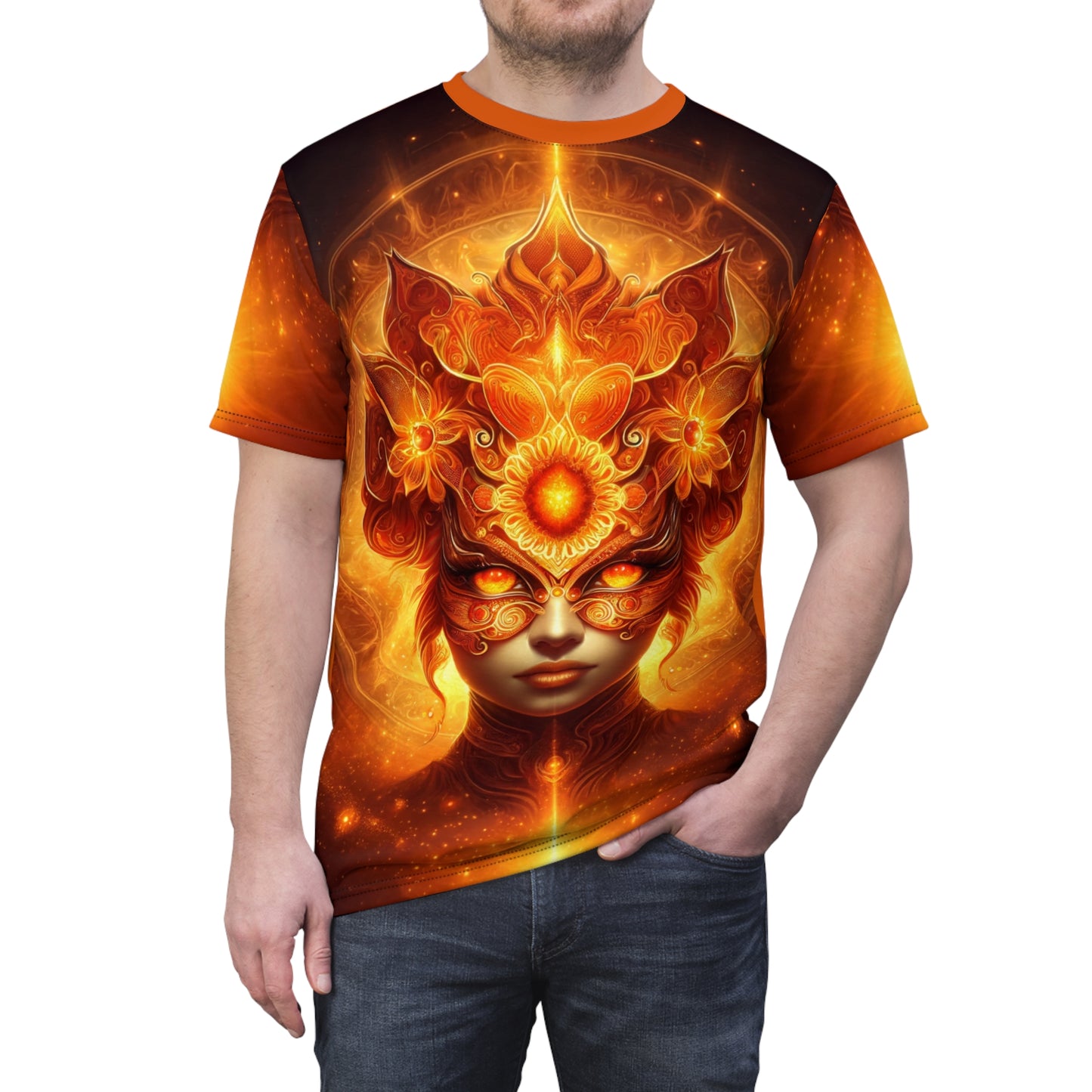 Sacral Chakra Serenity: Orange - Unisex Soft-Style T-Shirt