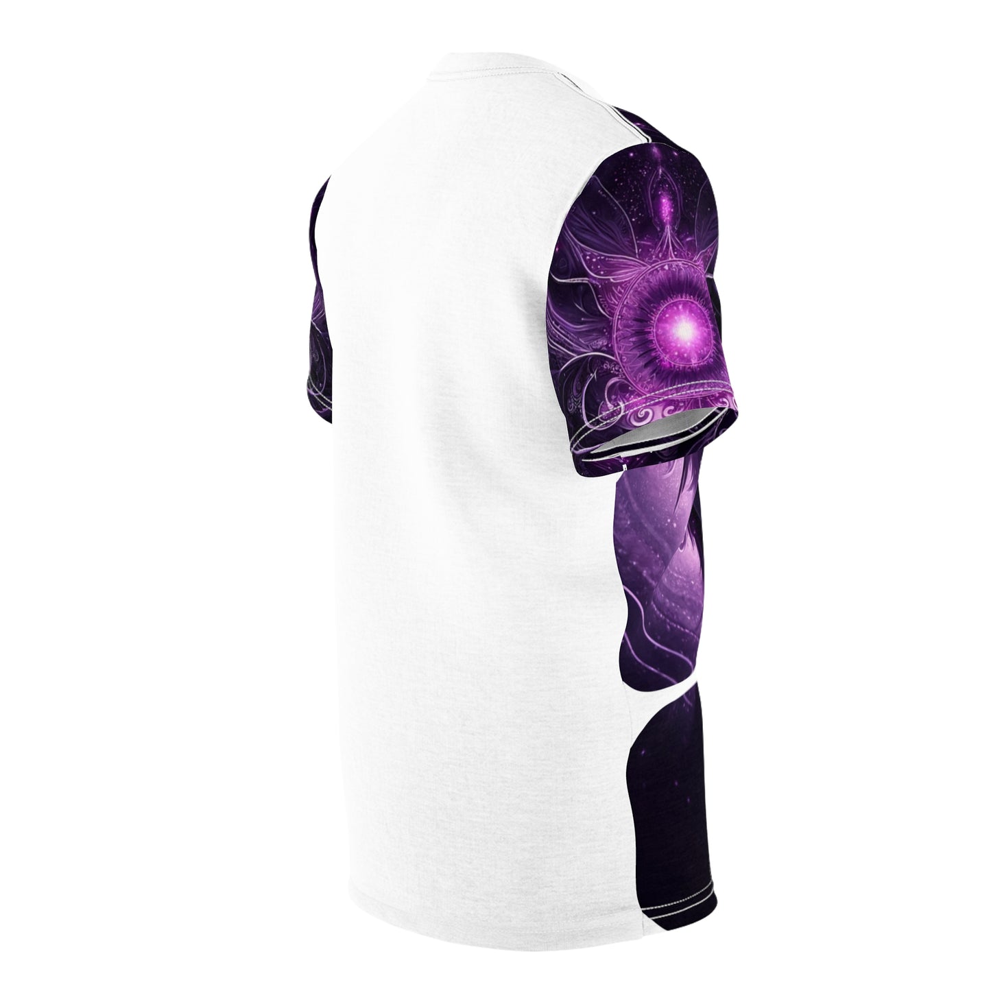 Crown Chakra Illumination: White - Unisex Soft-Style T-Shirt