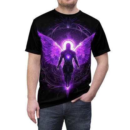 Purple Celestial Guardian no.6: Unisex Soft-Style T-Shirt