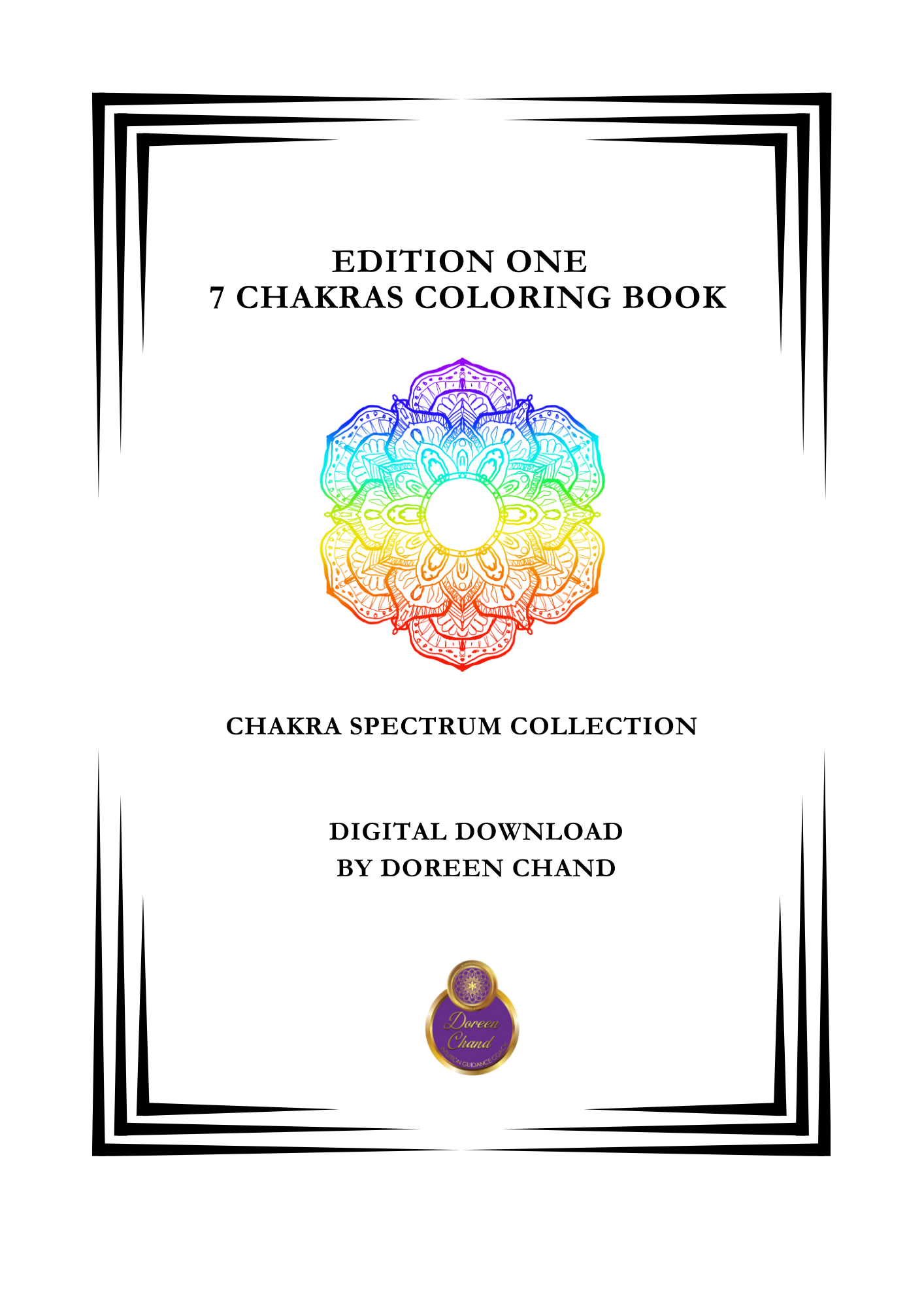 Edition One - 7 Chakras Coloring Book - Printables