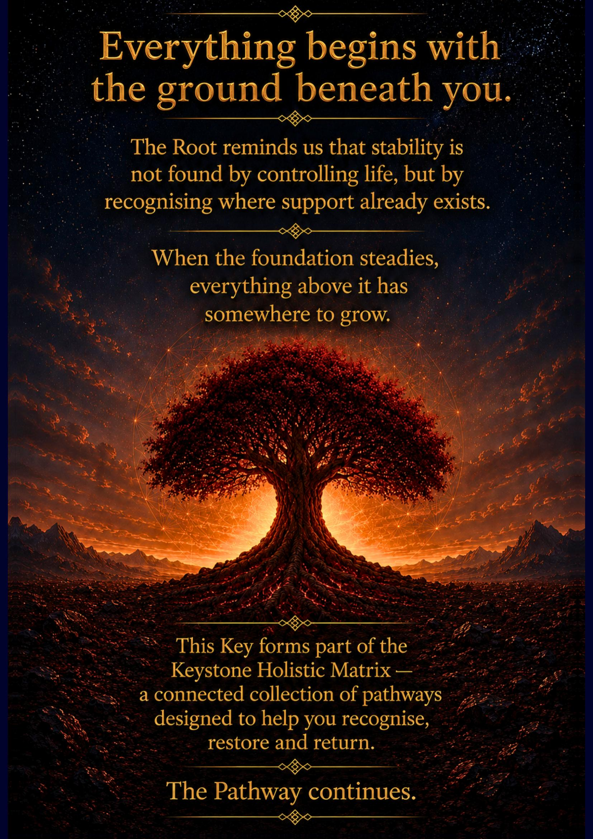 Back cover of The Root Key — Workbook Edition